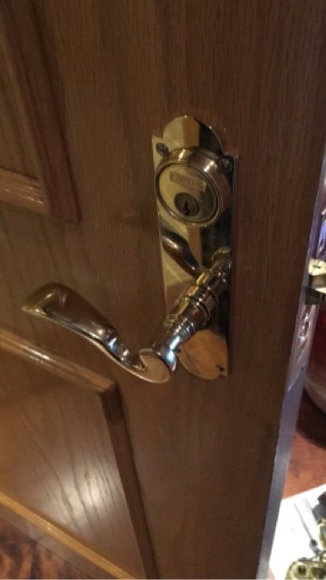 Residential locksmith installing smart lock in Memorial Houston – Houston Key Locksmith