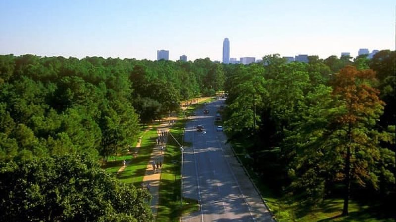 Houston Key Locksmith service area – aerial view of Memorial Houston neighborhood